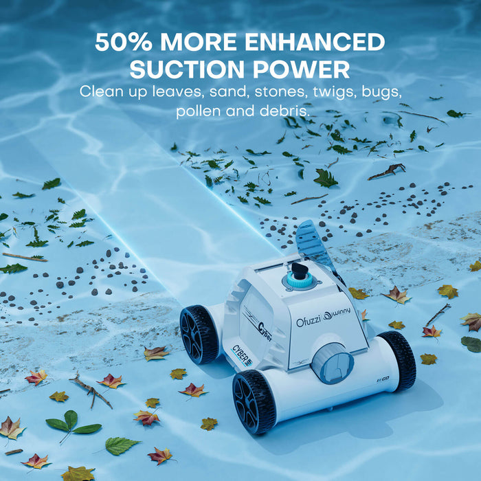 1.5 times more suction power for more efficient cleaning.