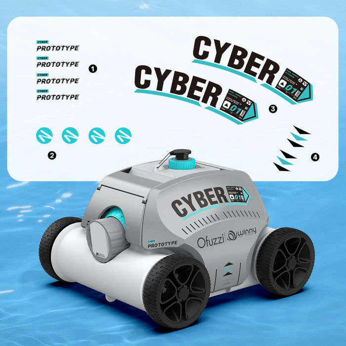 Ofuzzi Cordless Robotic Pool Cleaner Cyber 1200