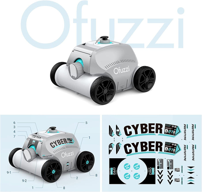 Ofuzzi Cordless Robotic Pool Cleaner Cyber