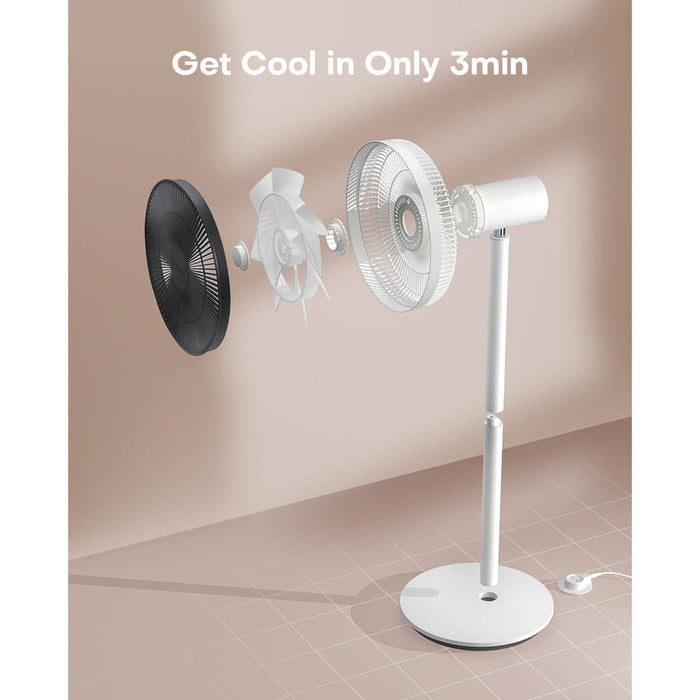 Quick and Easy Installation in 3 Minutes –  Consists of only 9 parts, adjustable height for use on tables or floors, and can be installed in 3 minutes.